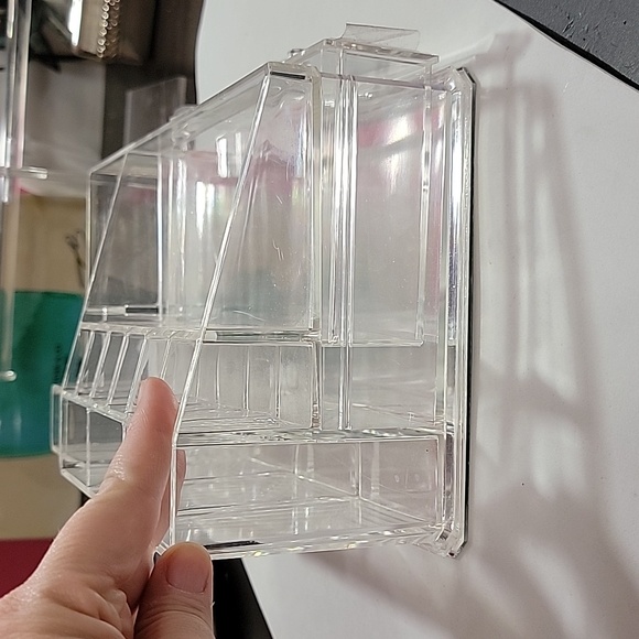 Clear Acrylic organizer 6.5"x11" Make up jewelry tool storage - Picture 4 of 8